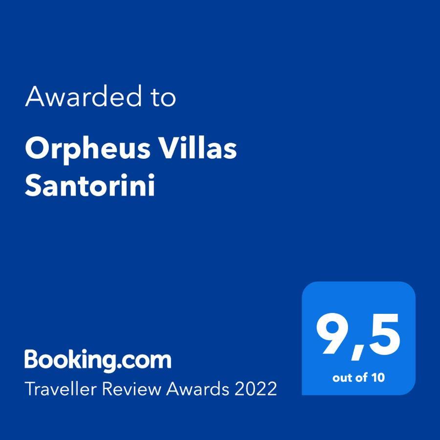 Villa Orpheus Santorini Megalochori  Exteriör bild